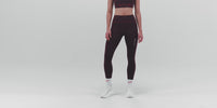 Thumbnail of Stamina™ Pop Stitch™ High Waist Leggings - Fig / Intense Red
