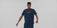 Thumbnail of Bandit Cheque Jacquard Short Sleeve Tee - NY Navy