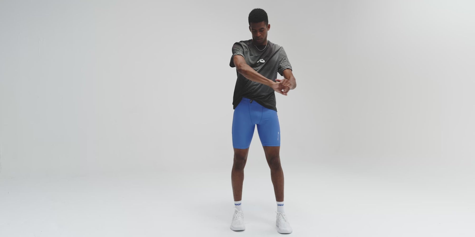 Drift™ Mirage Performance Tee - Black with Chalk Print