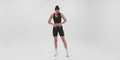 Thumbnail of Stamina™ Scoop Neck Race Crop - Black (1st Gen)