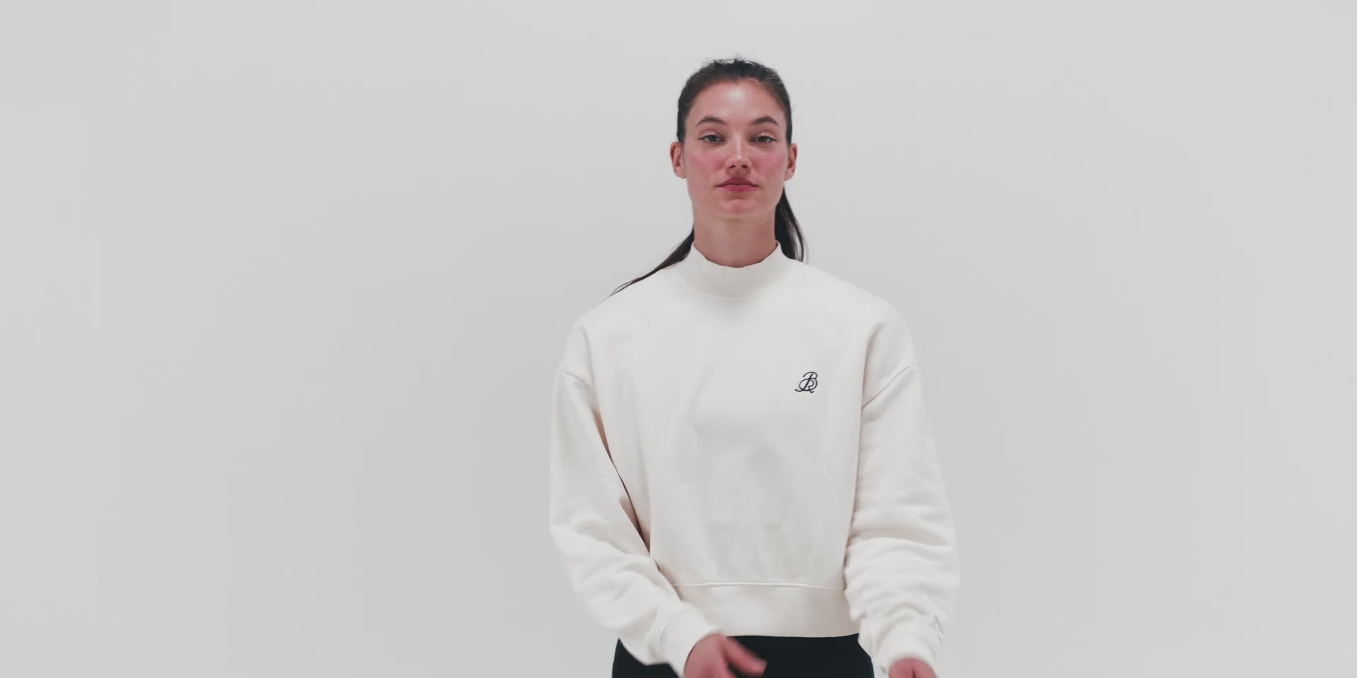 Cropmock™ Pullover - Cream