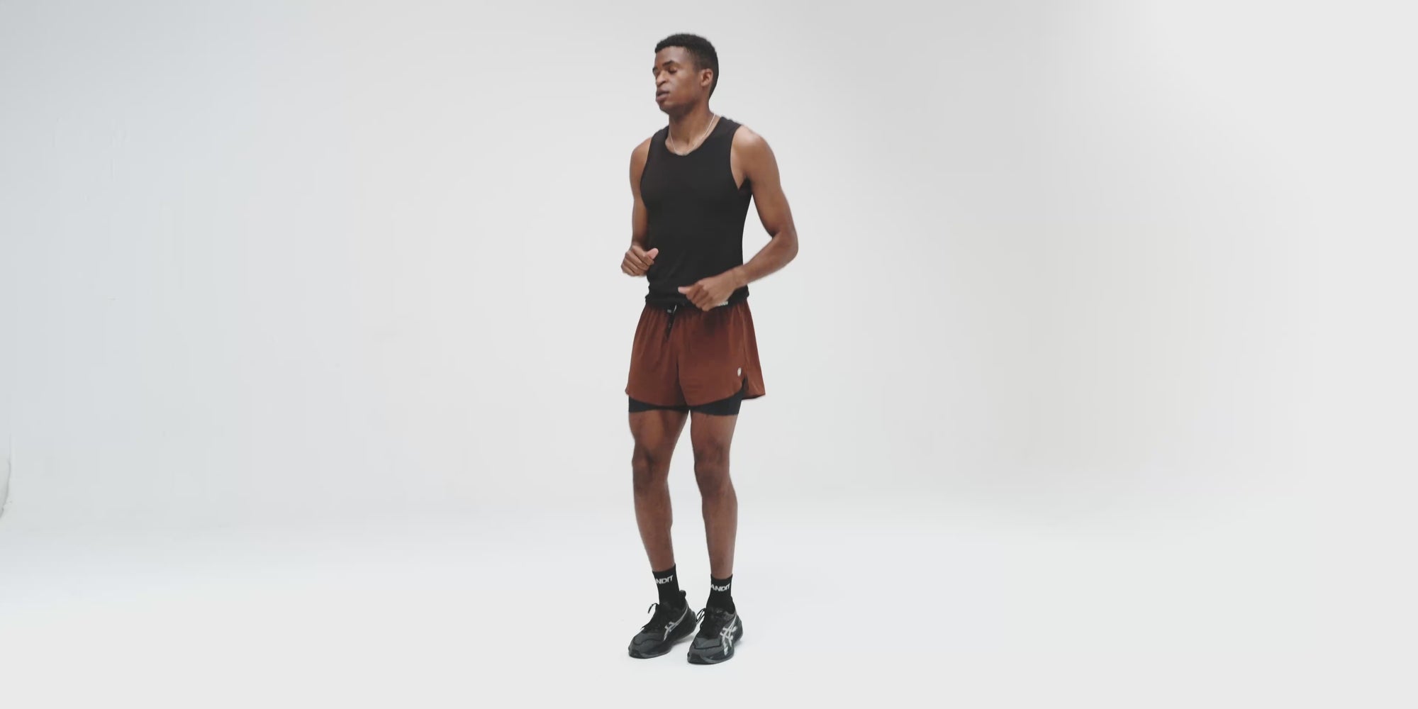 Men's Vento™ 2-In-1 Run Short - Coffee Bean