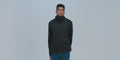 Thumbnail of Men's MacroSoft Grid™ Funnelneck - Black