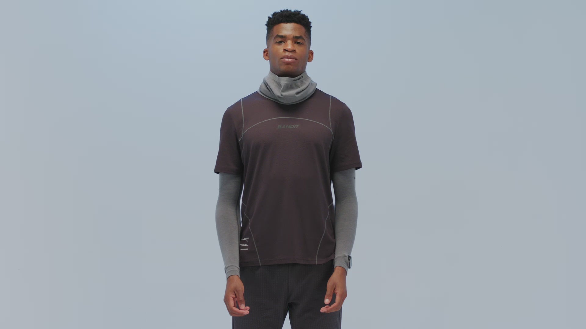 Men's Micromesh™ Reflecto Stitch™ Run Tee - Shadow