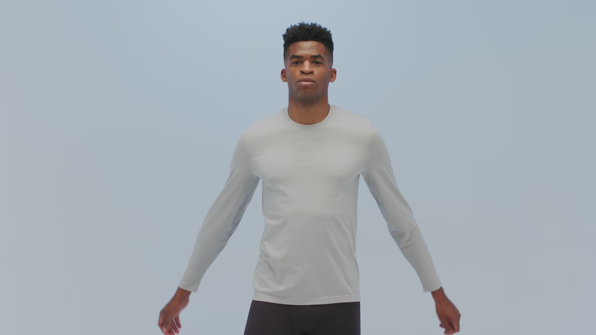 Men's Mercury Seamless™ Long Sleeve - Ash Gradient