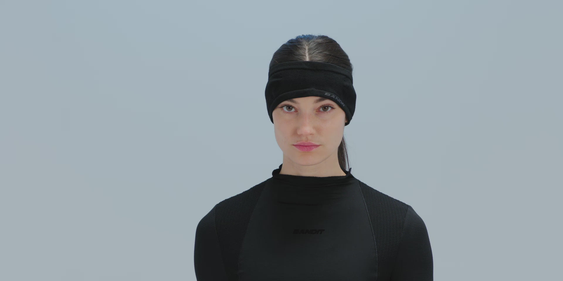 Thumbnail of Seamless Merino Headband - Black