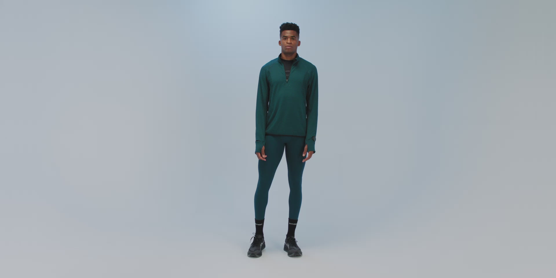 Thumbnail of Men's CaldoGrid™ Cold Weather Quarter Zip - Storm