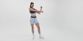 Thumbnail of Ares™ Zip Front Race Crop - Black Gradient