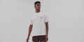 Thumbnail of Painted Flower Cotton Tee, Unisex - White