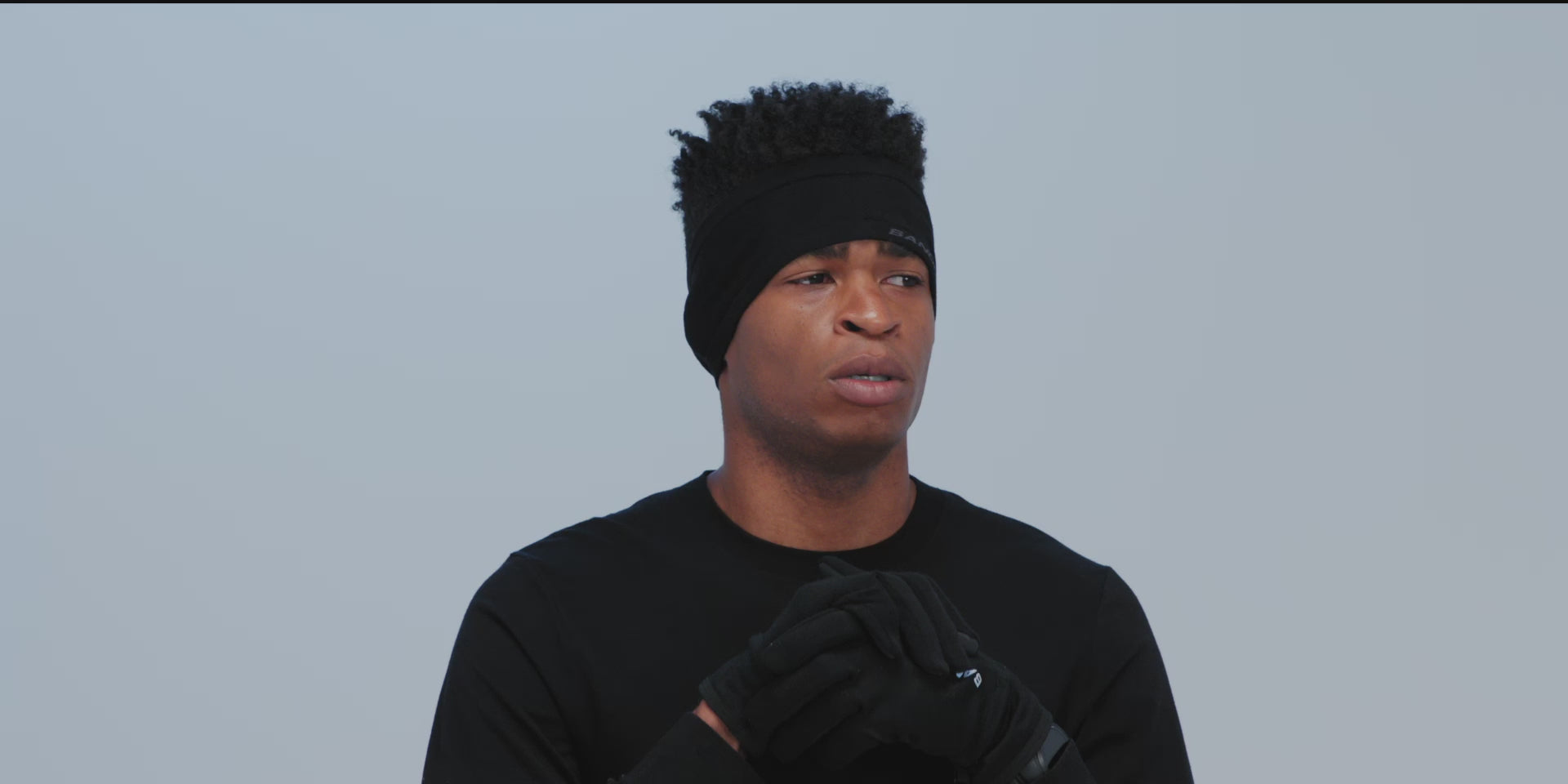 Thumbnail of Seamless Merino Headband - Black