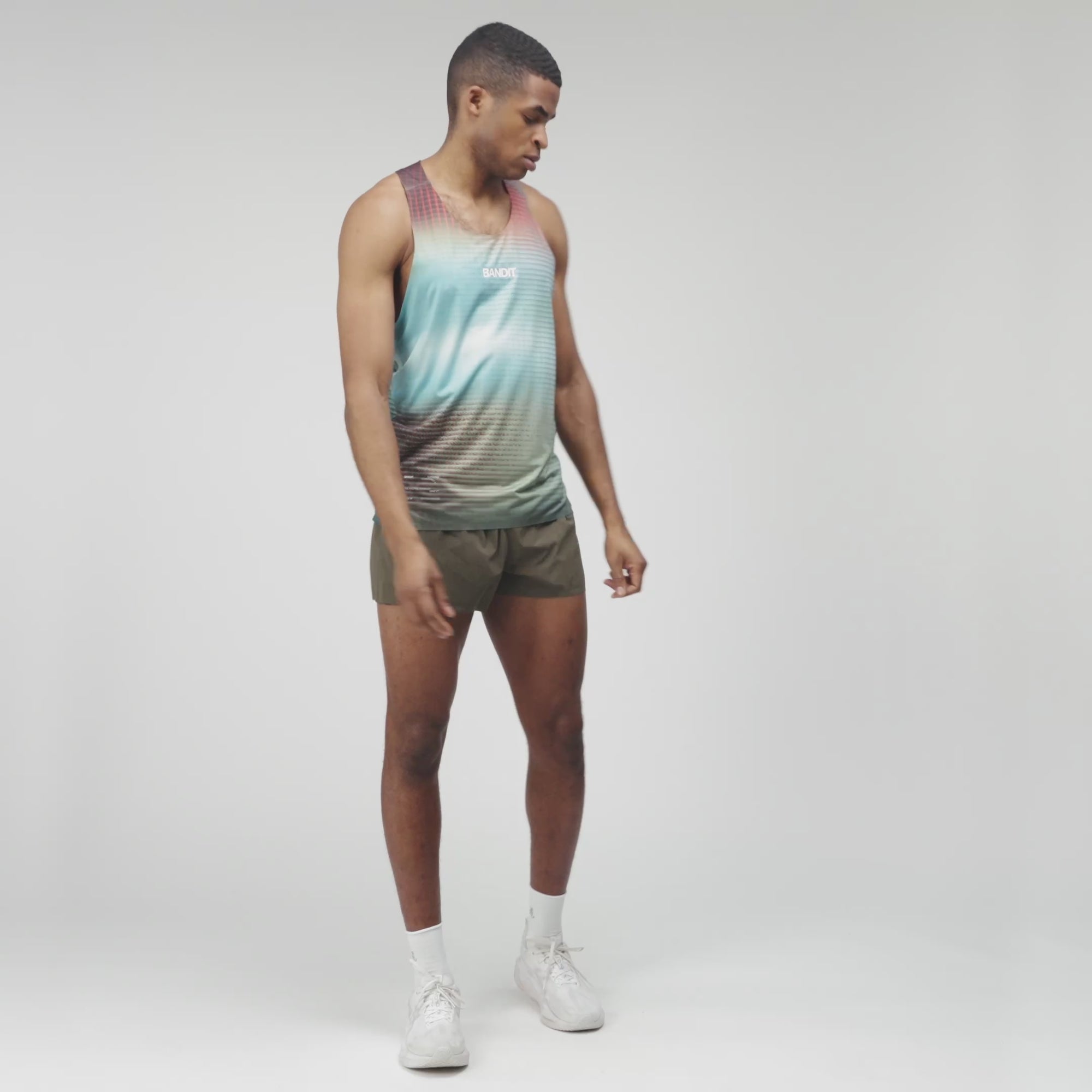 Vento™ Men's 3" Splitty Short - Dark Fatigue