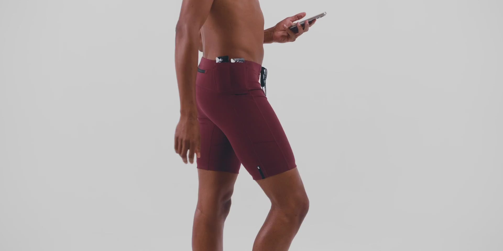 Gridlock™ 7 Pocket Half Tights, Men's - Fig