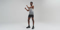Thumbnail of Drift™ Mosaic Racing Singlet - Black with Chalk