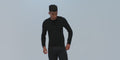 Thumbnail of Men's Wool Blend Seamless Long Sleeve - Black