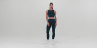 Thumbnail of Women's Stamina™ Pop Stitch™ High Waist Leggings - NY Navy / Vintage Blue