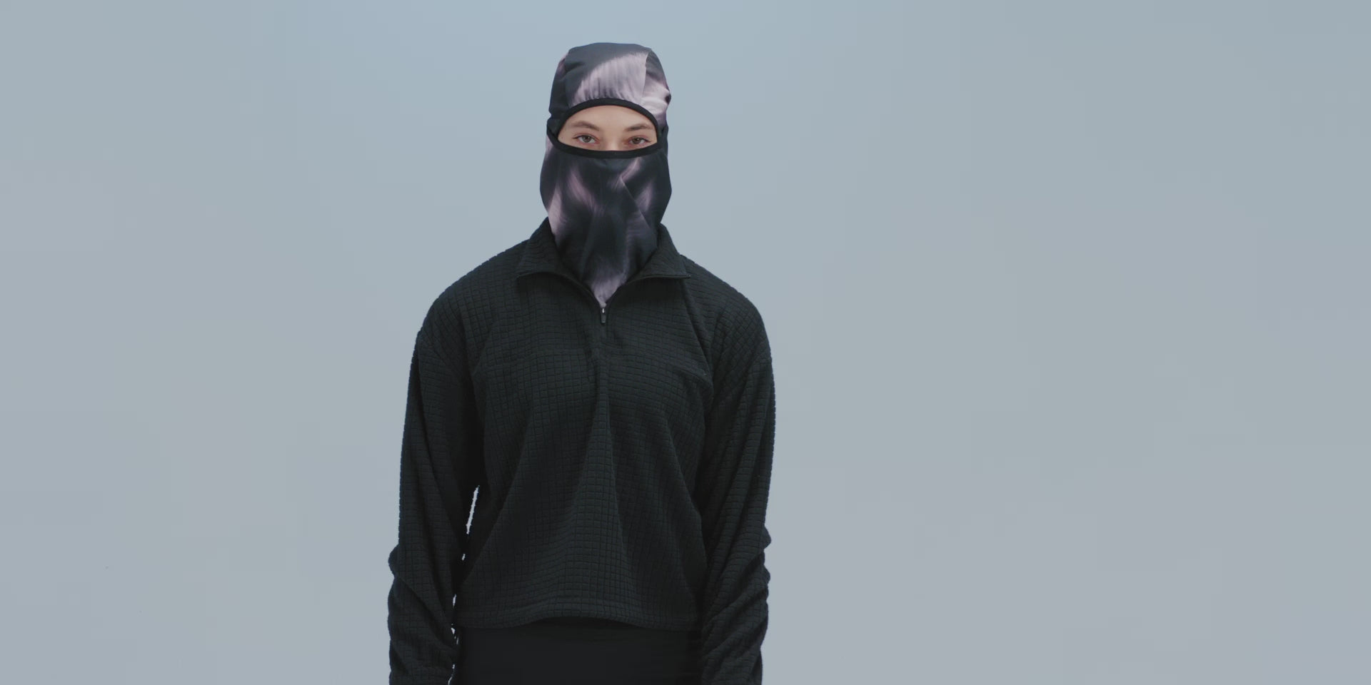 Thumbnail of Balaclava with Pony Tail Window - Haze Multi