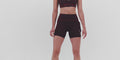 Thumbnail of Stamina™ 5" Pop Stitch™ High Waist Compression Short - Fig / Intense Red