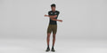 Thumbnail of Ares™ Two-Way Zip Performance Tee - Black