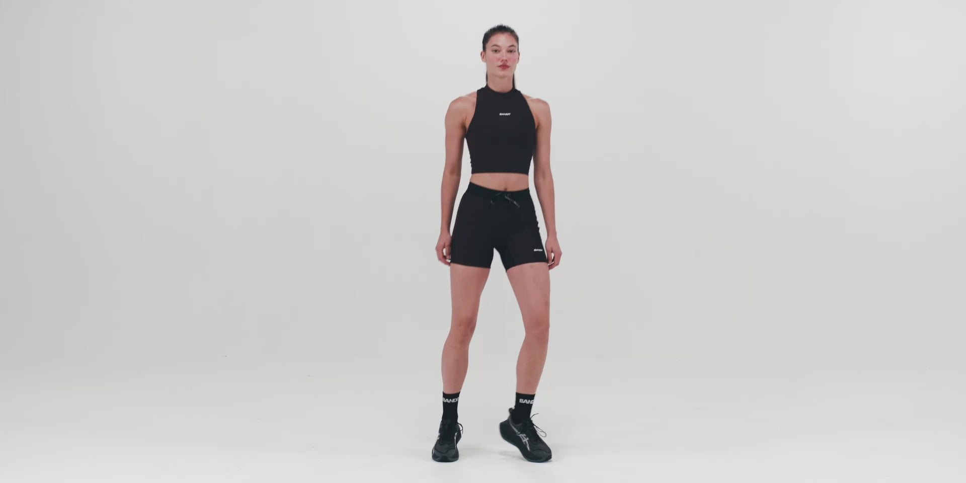 Striped Cadence™ 5" Compression - Black / Fig