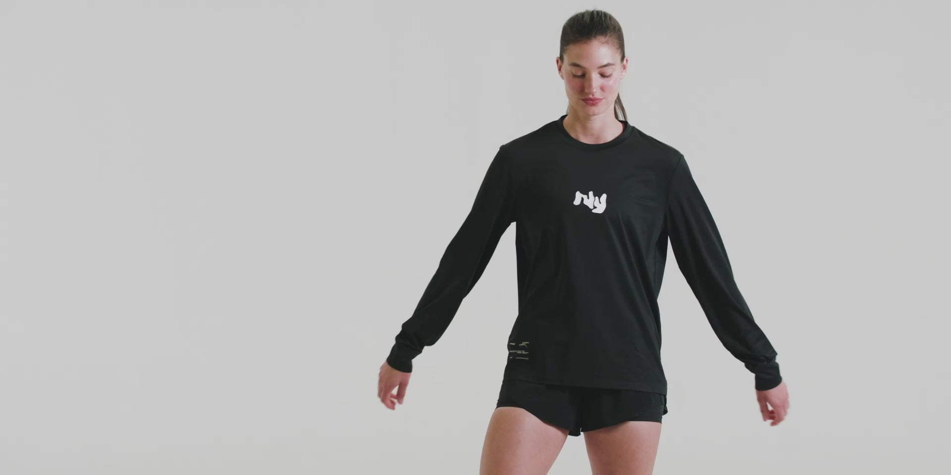 Unisex NanoMesh™ Fleura Long Sleeve - Black