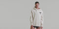 Thumbnail of Cotton Fleece "Loyal to the Soil" Hoodie, Unisex - Cream