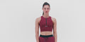 Thumbnail of Gridlock™ Zip Front Race Crop - Berry