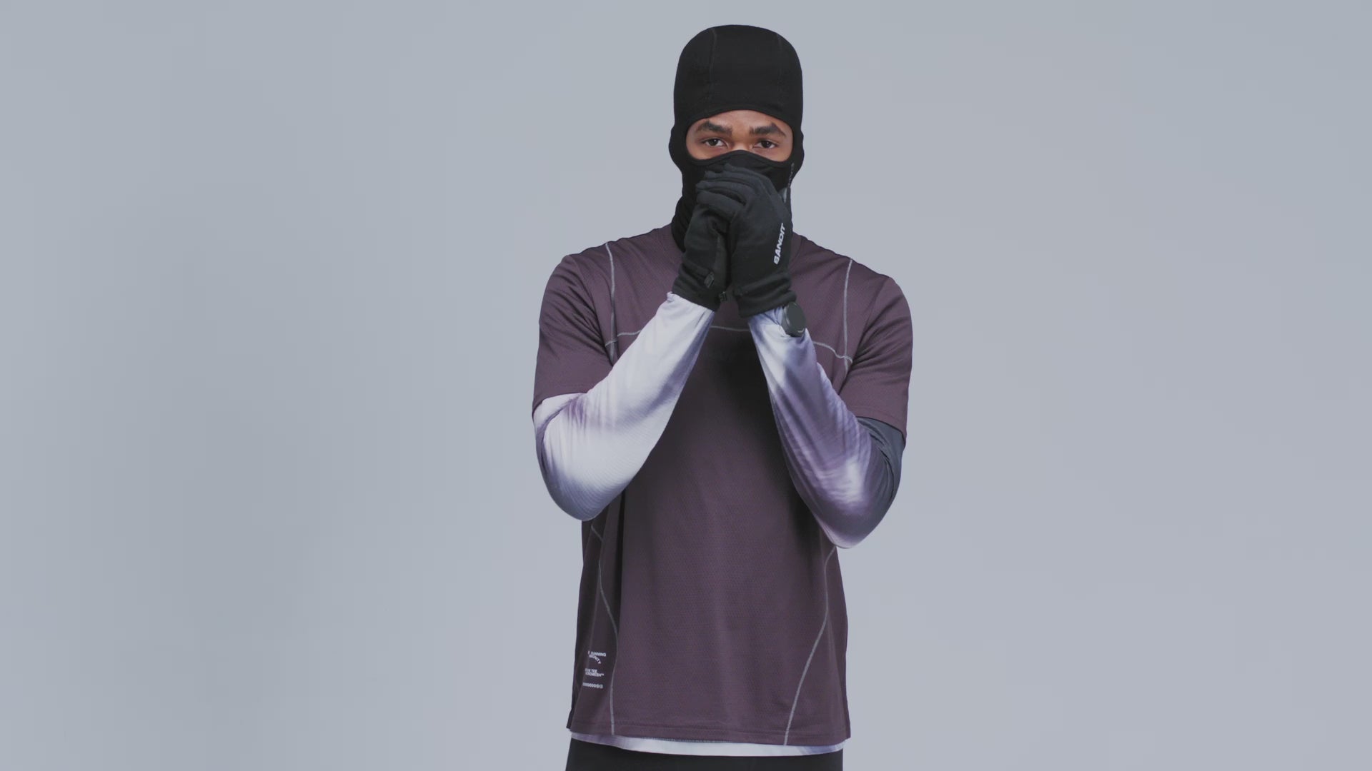 Seamless Merino Balaclava - Black