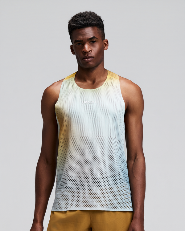 Men's Shredder™ Race Singlet with Flopack™ - Lagoon Multi