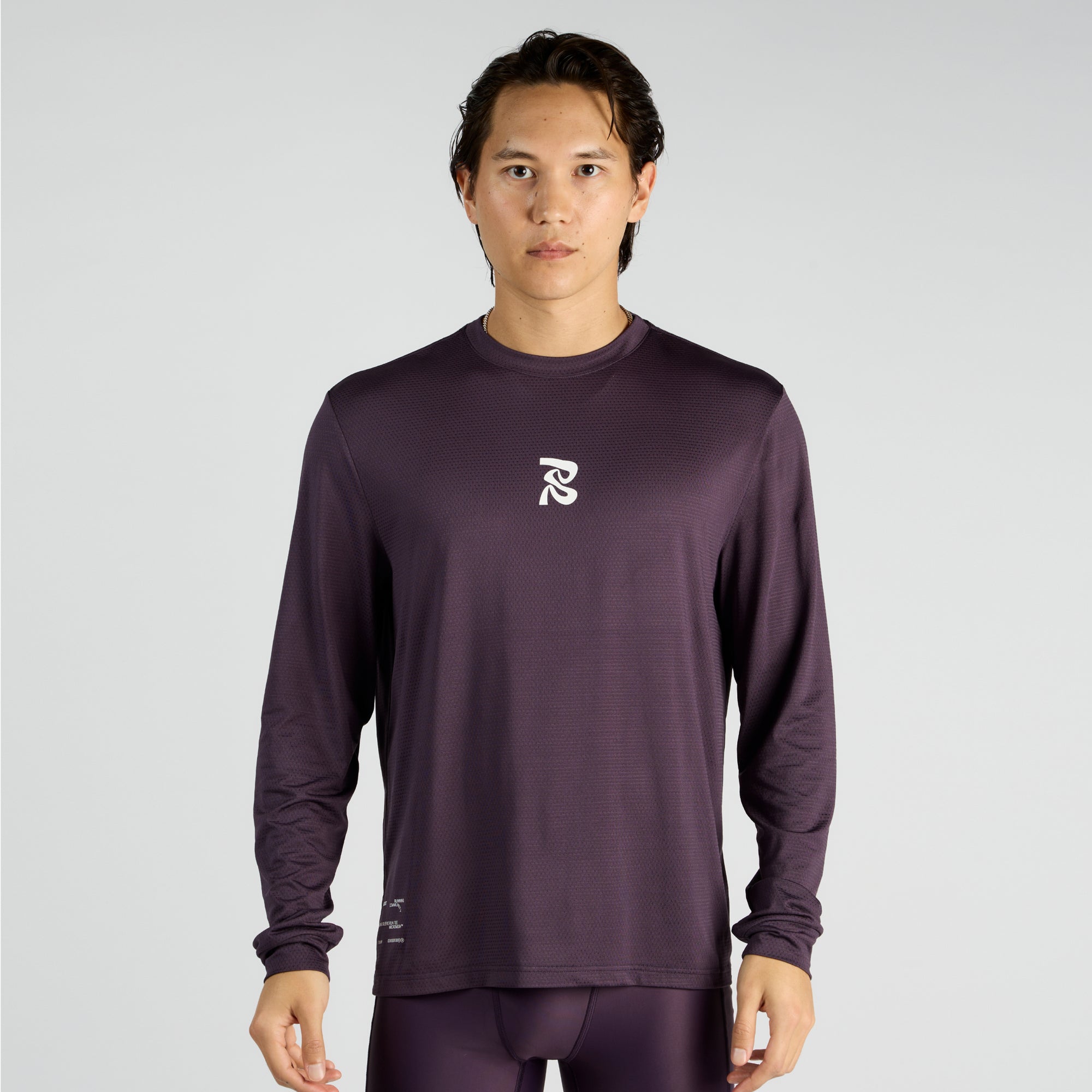 Micromesh™ "Evolve Running" Long Sleeve Tee - Unisex, Nightshade