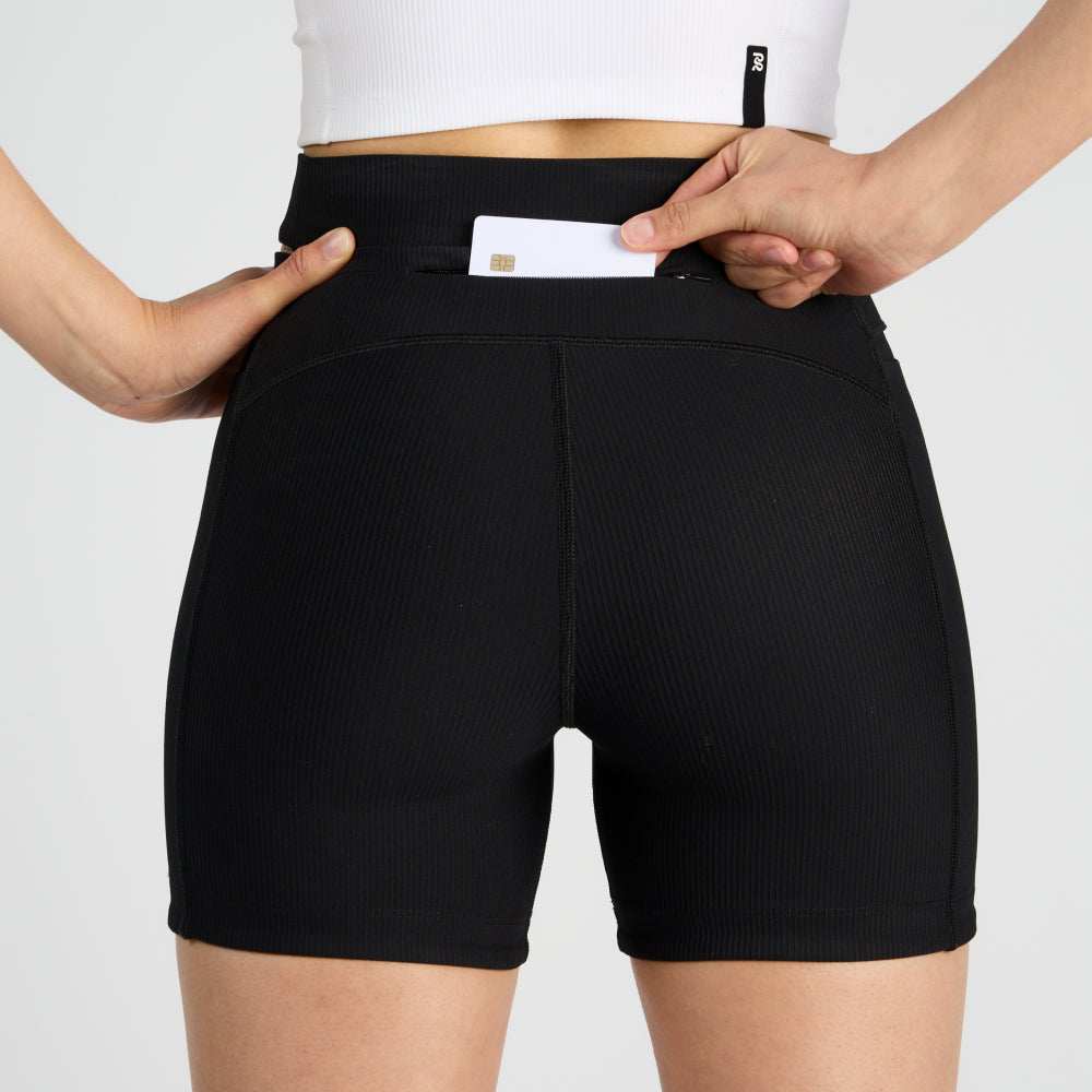 Cadence™ Crossover 5" Women's Compression Shorts - Black