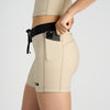 Cadence™ 5" Women's Compression Shorts - Sand