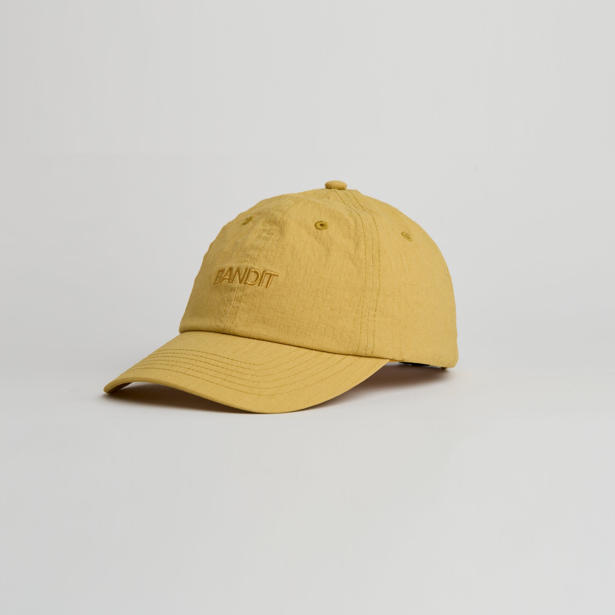 Nylon Dad Hat in Cream | Bandit Running