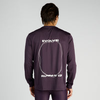 Thumbnail of Micromesh™ "Evolve Running" Long Sleeve Tee - Unisex, Nightshade