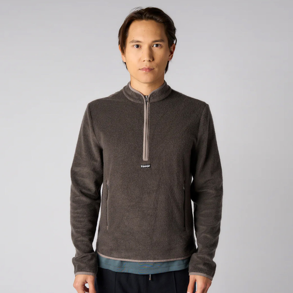 Japanese Wool Quarter Zip - Unisex