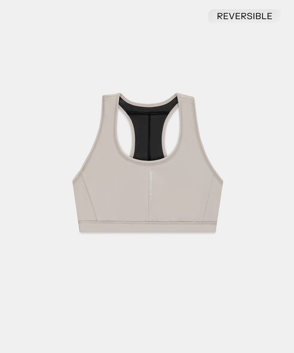 Women's Vanisher™ Reverso™ Scoop Neck Run Bra - Black / Plaster