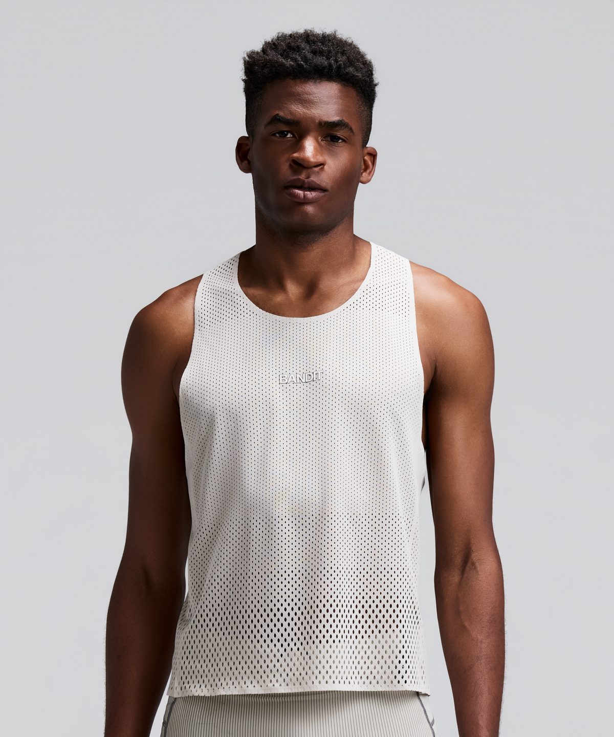 Men's Shredder™ Shorty Race Singlet - Plaster