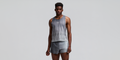 Thumbnail of Men's Shredder™ Shorty Race Singlet - Uneven Gradient - Plaster