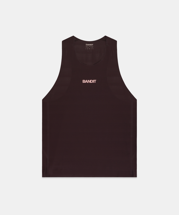 Men's CoolGrid™ Training Singlet with Flopack™ - Espresso