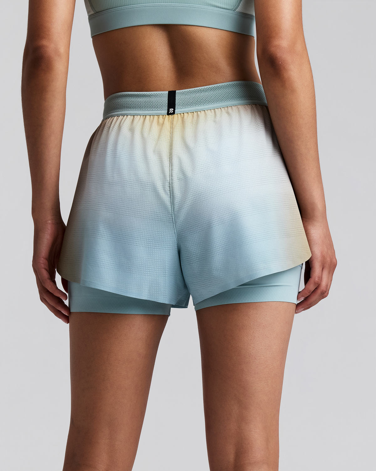 Women’s CoolGrid™ 2-in-1 Run Short - Back