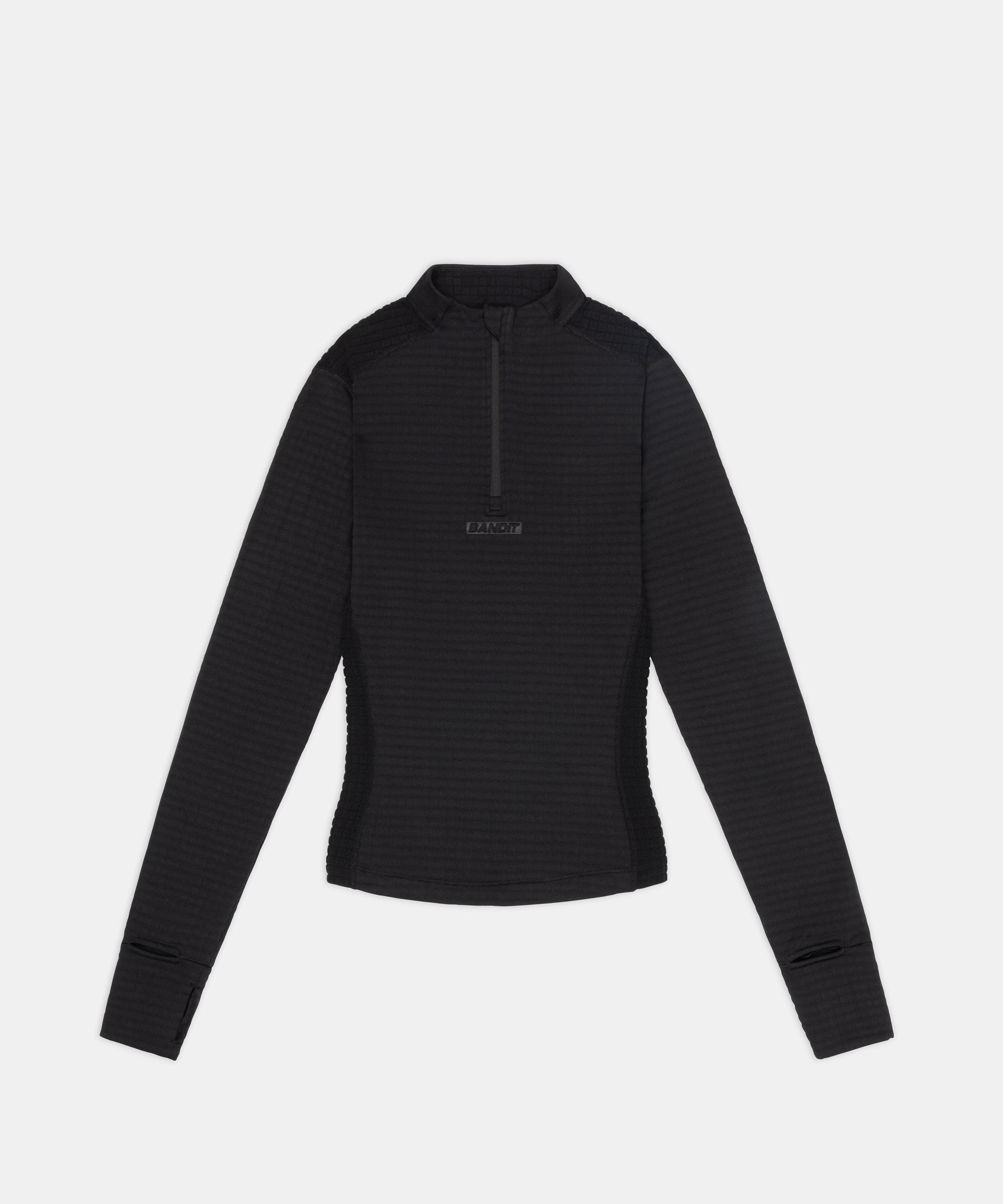 Women's CaldoGrid™ Cold Weather Quarter Zip - Black
