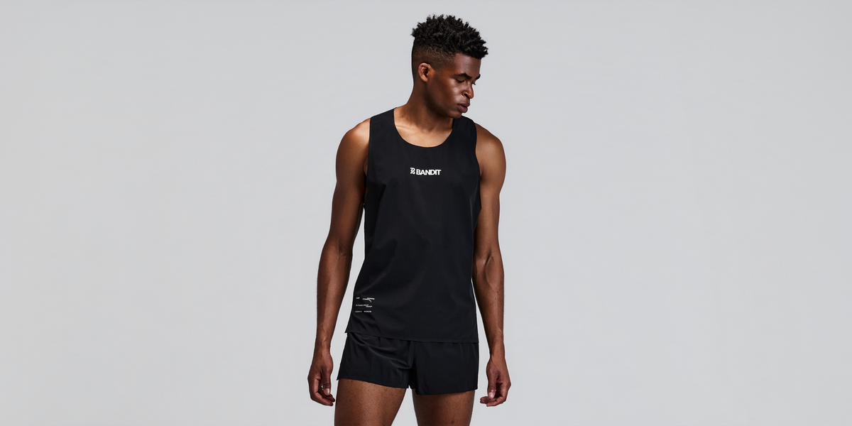 Men's Vento™ Performance Singlet - Black
