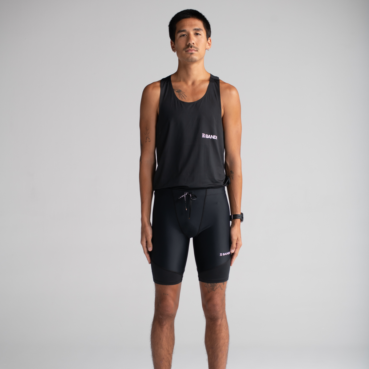 Nike Men's Power Athletic Running Half Tights Black (X-Large) 
